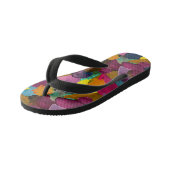 Kleurcrash 3 kinder teenslippers (Schuin)