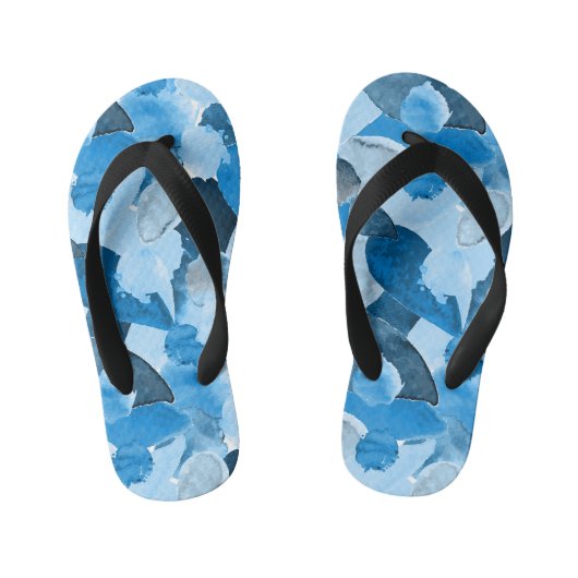 Kleurcrash 6 kinder teenslippers (Voetbed)