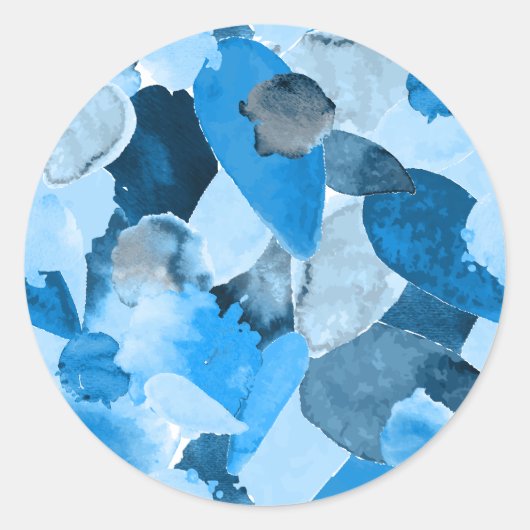 Kleurcrash 6 ronde sticker (Voorkant)