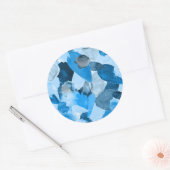 Kleurcrash 6 ronde sticker (Envelop)