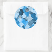 Kleurcrash 6 ronde sticker (Tas)