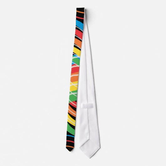 Kleurcurven: Vectorillustratie: Necktie/Stropdas Stropdas (Achterkant)