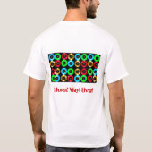 Kleurde vinyllevens!! T-shirt (Achterkant)