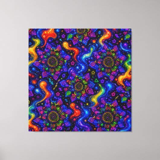 Kleurdella Canvas Afdruk (Voorkant)