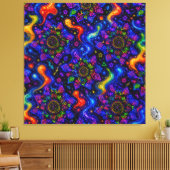 Kleurdella Canvas Afdruk (Insitu (Woonkamer))