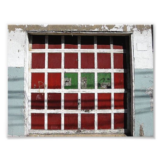 Kleurdeur Foto Afdruk (Voorkant)