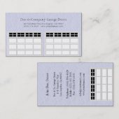 Kleurdeur: licht blauw visitekaartje (Voorkant / Achterkant)