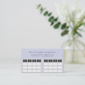 Kleurdeur: licht blauw visitekaartje (Staand voorkant)