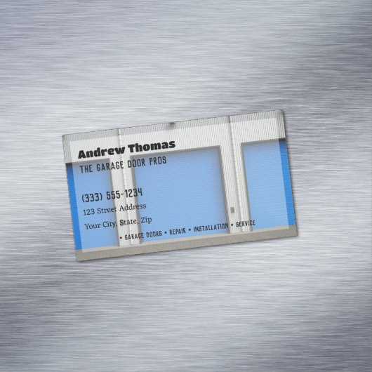 Kleurdeur Magnetisch Visitekaartje (Voorbeeld)