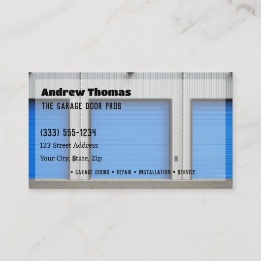 Kleurdeur Visitekaartje (Voorkant)