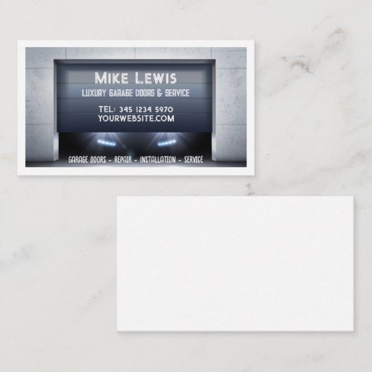 Kleurdeur Visitekaartje (Voorkant / Achterkant)