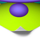 Kleurdichtheid, abstracte kaleidoscoopachtergrond poster (Hoek)