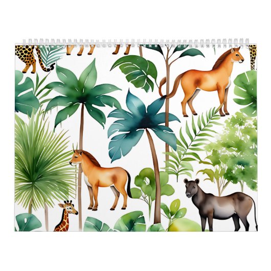 Kleurdieren Kalender (Hoes)