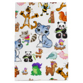 Kleurdieren Medium Cadeauzakje (Achterkant)