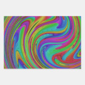 kleurdraai inpakpapier vel (Voorkant)