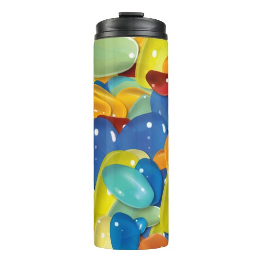 Kleuredelstenen Thermosbeker (Voorkant)