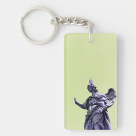 Kleureffect, gefilterde, moderne eenvoudige fotogr sleutelhanger