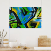 Kleuren 3 poster (Keuken)