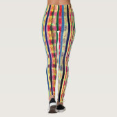 Kleuren Abstracte Leggings met meerdere kleuren (Achterkant)