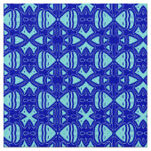 Kleuren Blauw Kleurstof Print Pattern Design Stof (Close Up)