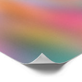 Kleuren Bloeiend 05 Aura Gradient Poster (Hoek)