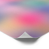 Kleuren Bloeiende 04 Aura Gradient Poster (Hoek)
