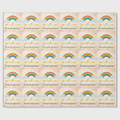 "Kleuren boven schaduwen" Cadeaupapier (Vlak)