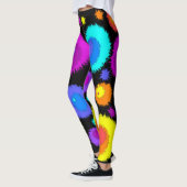 Kleuren branden leggings (Links)