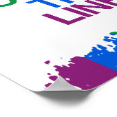 KLEUREN BUITEN DE LIJNEN POSTER (Hoek)