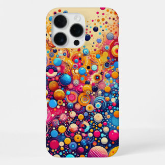 Kleuren Dans: Dynamische en Strikte Abstracte Kuns iPhone 16 Pro Max Hoesje