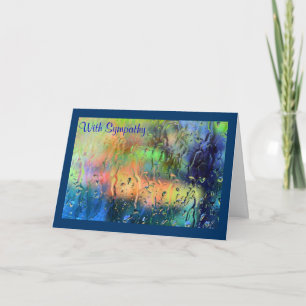 Kleuren door een regenachtig venster - Sympathieka Kaart