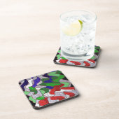 Kleuren doorsnijden bier onderzetter (Rechterzijde)