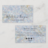 Kleuren Edelsteen Opal Textuur Visitekaartje (Voorkant / Achterkant)