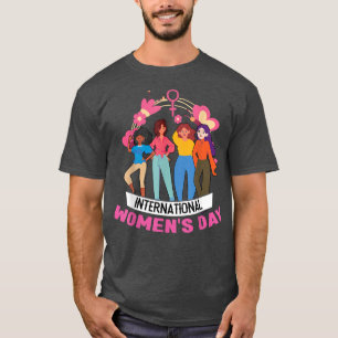 Kleuren Eenheid Diversiteit Feminisme Internationa T-shirt