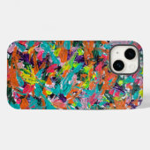 Kleuren en expressies in acrylverf Case-Mate iPhone case (Achterkant (horizontaal))