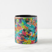 Kleuren en expressies in acrylverf mok (Midden)