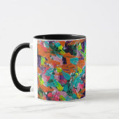 Kleuren en expressies in acrylverf mok (Links)