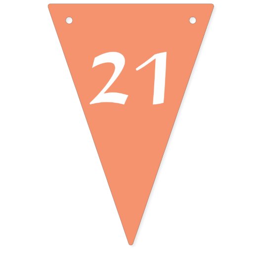 Kleuren en nummers: 21 vlaggetjes (Derde vlag)