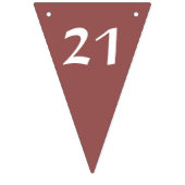 Kleuren en nummers: 21 vlaggetjes (Tweede vlag)