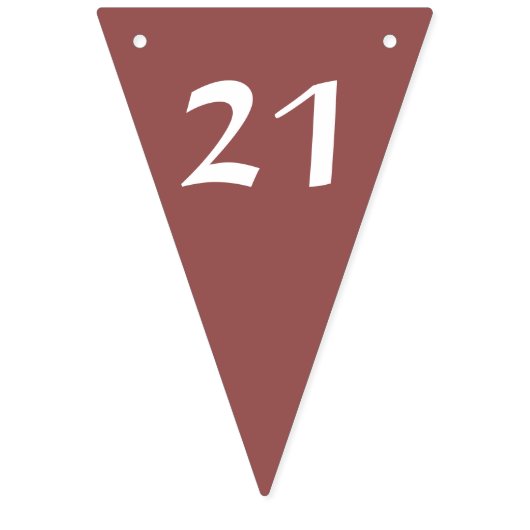 Kleuren en nummers: 21 vlaggetjes (Tweede vlag)