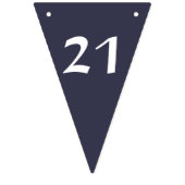 Kleuren en nummers: 21 vlaggetjes (Eerste vlag)