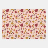 Kleuren en objectpatroon afspelen inpakpapier vel (Voorkant 2)