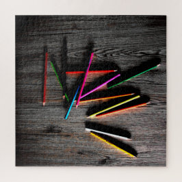 Kleuren en schaduwen legpuzzel