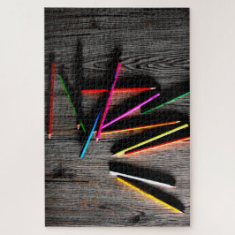 Kleuren en schaduwen legpuzzel