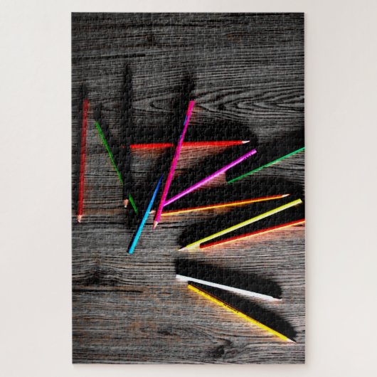 Kleuren en schaduwen legpuzzel (Verticaal)