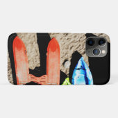 kleuren en schaduwen op het strand Case-Mate iPhone case (Achterkant (horizontaal))