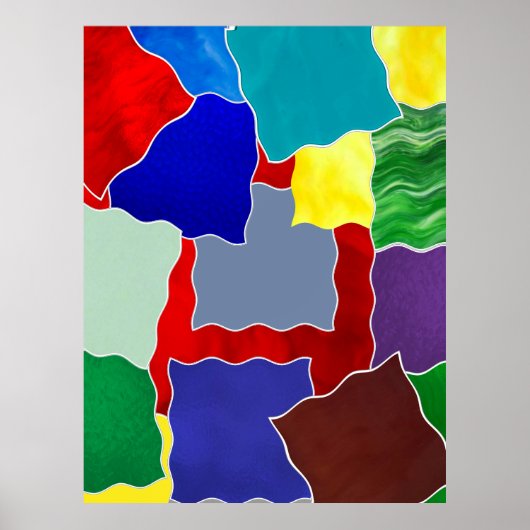 Kleuren en stalen poster (Voorkant)