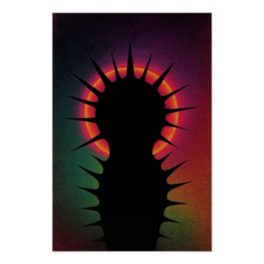 Kleuren en structuren exploderen perfect poster (Voorkant)