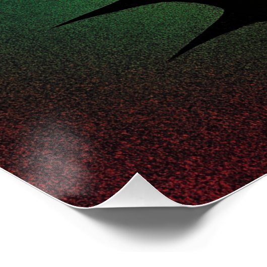 Kleuren en structuren exploderen perfect poster (Hoek)