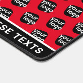 Kleuren en tekst bewerken Uw Logo-Sjabloon toevoeg Bureaumat (Hoek)